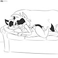 Zapher and Zaphal Snuggle COMMISSION