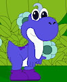 (New OC) Blueberry The Yoshi With Bio