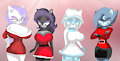 Christmas Outfits by DarkMythicCat