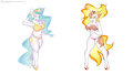 Princess Celestia and Daybreaker