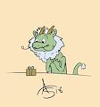 Dragon Receives Gift