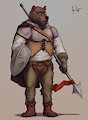 Roaming bear warrior
