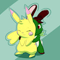 Hugging a Chu (by Milachu92)