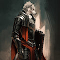Zeke Silverbane, Valaar Paladin Knight by RegalTails
