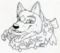 Mystic's Christmas Badge - Not Colored