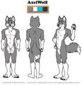 Axel Wolf reference sheet.