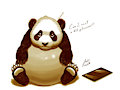 Panda Exhausted!! by MokkiPanda