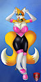 Futa Tailsko Dressed as Rouge The Bat (Dakimakura) by LadyFoxHeart