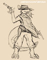 Gunslinger Kyra by Atrolux