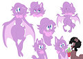 Bat doodles commission