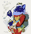 "Merry Old Santa Simic" – Inkbunny Secret Santa 2018