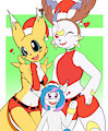Happy Holidays from all my OCs!