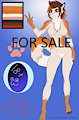 Red marble fox Adopt (auction) by DeliciousClickbait