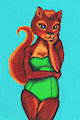 Squirrel Girl by hollyandhoney