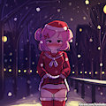 Christmas Natsuki by lumineko