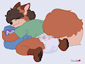 Wolfie's Streams - Pullup Hugs by ChocolateKitsune