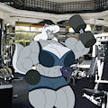 Pumping Iron with Ambrose by SatsumaLord
