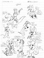 Quickie Sketch Dump 3 by IceAgeChippies