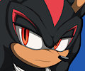Shadow the Hedgehog badge