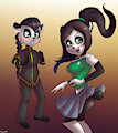 Panda siblings by Nirvanilla