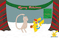 Merry Pokemas (Pikachu and Mew)