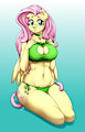 Cat Lingerie (Fluttershy) by Sparityqueen