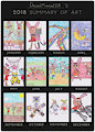 DanielMania123's Art Summary 2018 by DanielMania123
