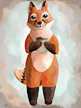 Fox with Hot Coco by NoirSaberCat