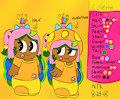 Colette the Toad Reference Sheet With Bio