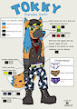 Tokky Everyday Attire Ref Sheet