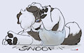 Wolfie's Streams - Soggy Snoofs by ChocolateKitsune