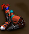 Hogtied Panda Gal