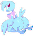 Bird butt by NoriNoir