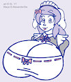Maya the Maid's Bosomy Bust