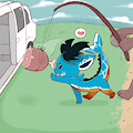 bait fishing by dilbertdog
