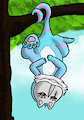 hanging around