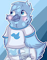 Twitter|Little Blue Birdy by CrinkleOtter
