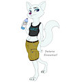 "Selena Snowtail" commission for SnowyVulpes by StarvingforArt