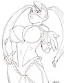 Daily Doodle 2019 01 09 Steet Fighter R Mika by Bhawk