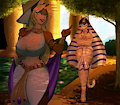 Walking Through The Palace Gardens