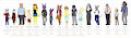 Canisfidelis Characters Lineup by CanisFidelis