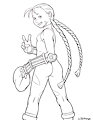 Daily Doodle 2019 01 11 Street Fighter Cammy by Bhawk