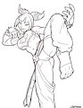 Daily Doodle 2019 01 12 Street Fighter Jury by Bhawk