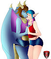 Commission: Josie Surlaint and Glacial Silvertongue Kiss