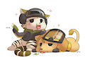 Bandit & Lion by SoulCat
