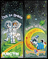 FurCon - Space Camp door hangers by pandapaco