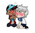 Chibi cutsie couple thing