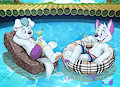 Shaza and Faux by pandapaco