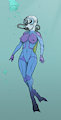 Scuba seal girl