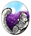 snow leopard ornament